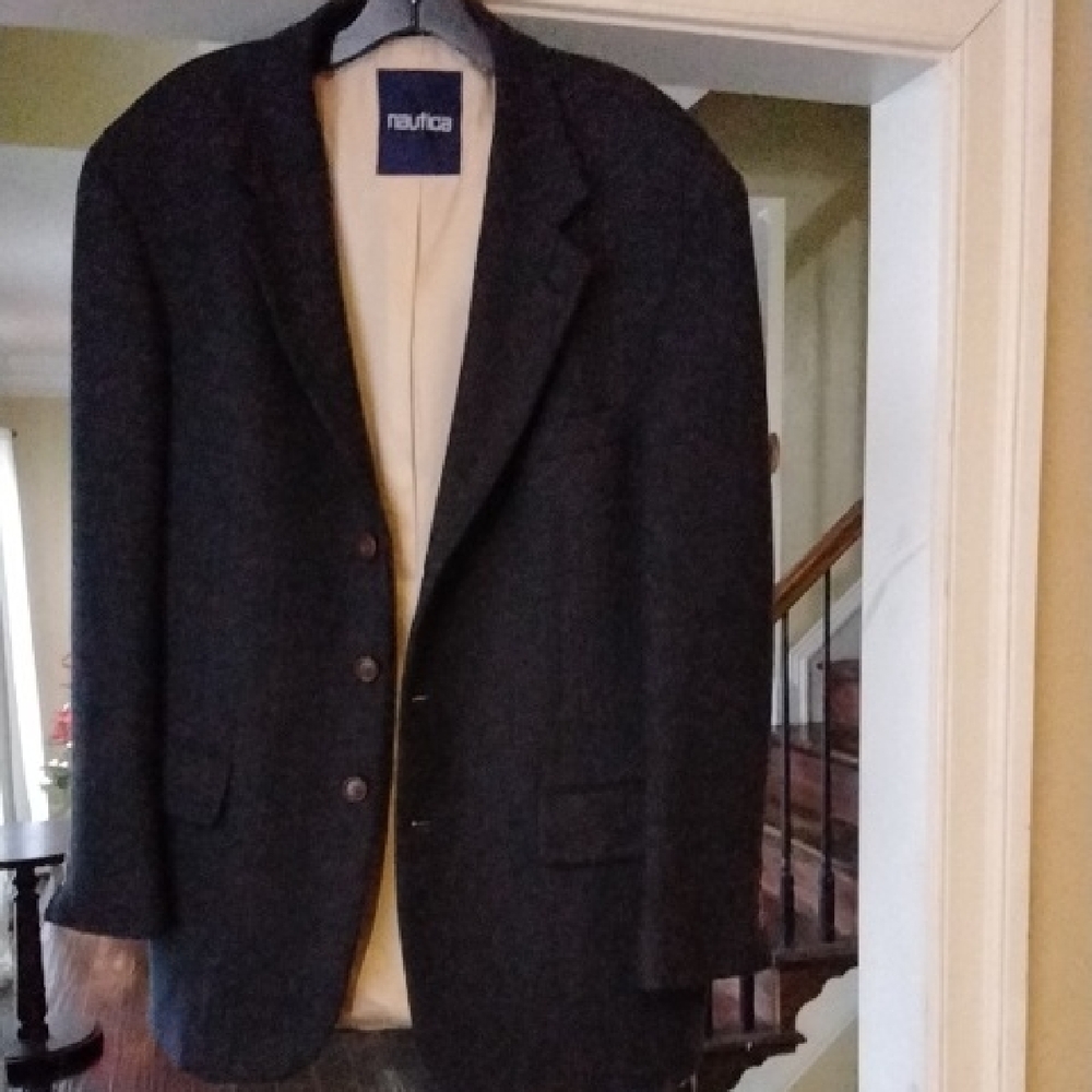 Nautica Men's Dark Gray Blazer